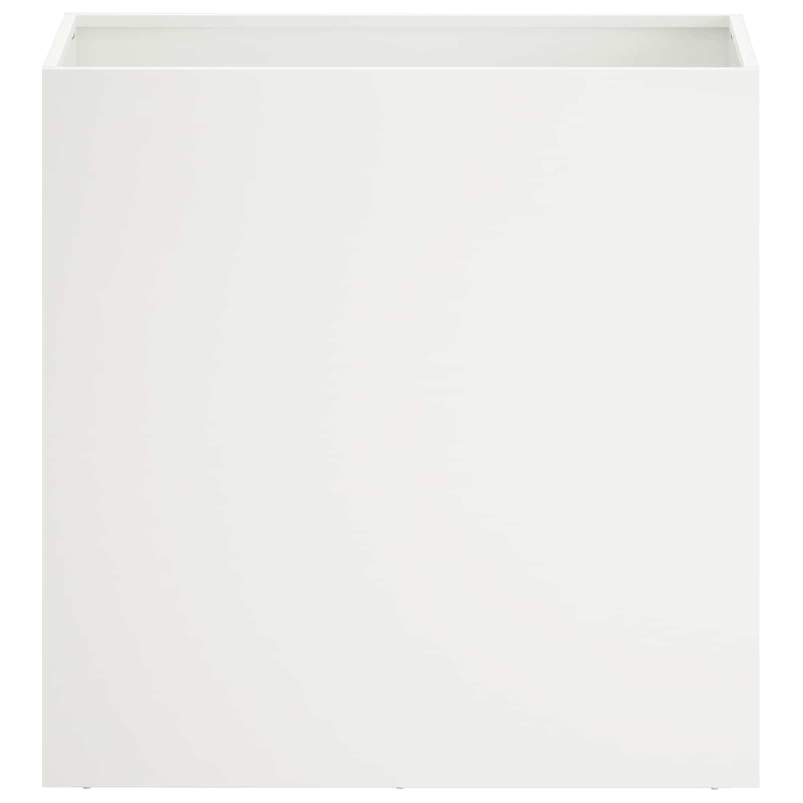 Vaso da giardino Bianco 50 x 30 x 50 cm | homemem39