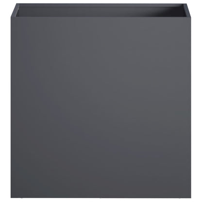 Vaso da giardino Antracite 50 x 30 x 50 cm | homemem39