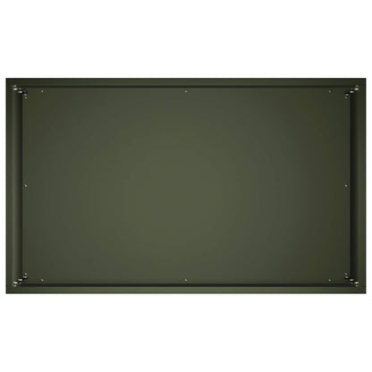 Vaso da giardino Verde Oliva 50 x 30 x 50 cm | homemem39