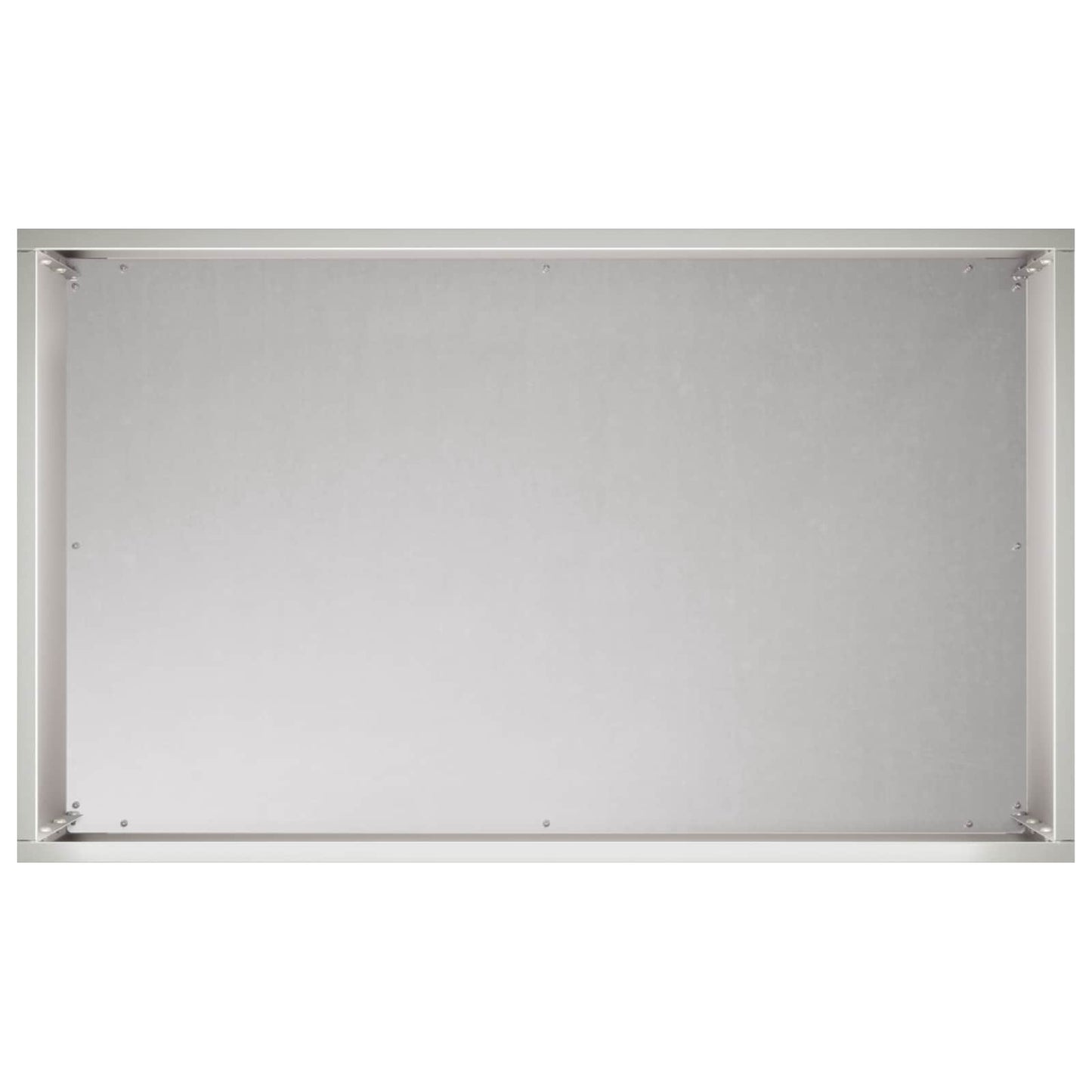 Vaso da giardino Argento 50 x 30 x 50 cm Acciaio Inox | homemem39