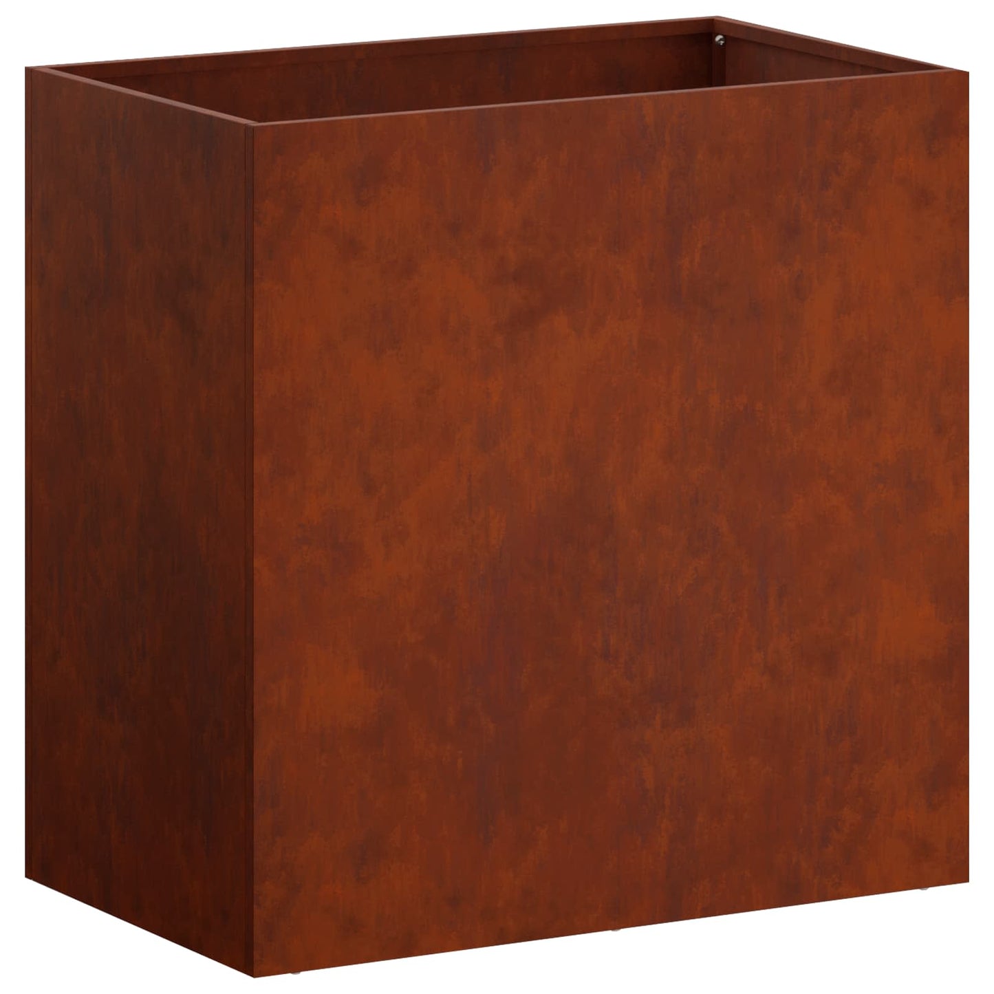 Vaso da giardino 2 pz Ruggine 50 x 30 x 50 cm Acciaio Corten | homemem39