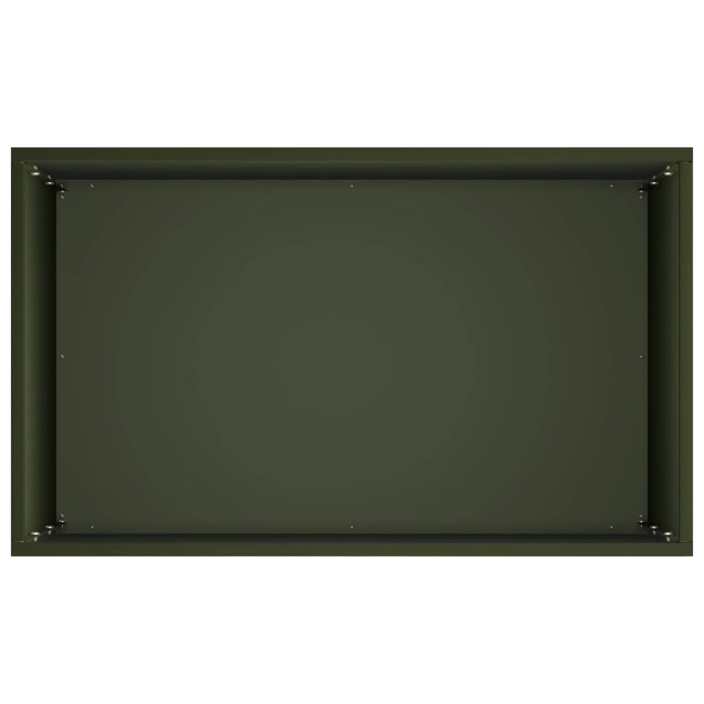 Vaso da giardino 2 pz Verde Oliva 50 x 30 x 75 cm