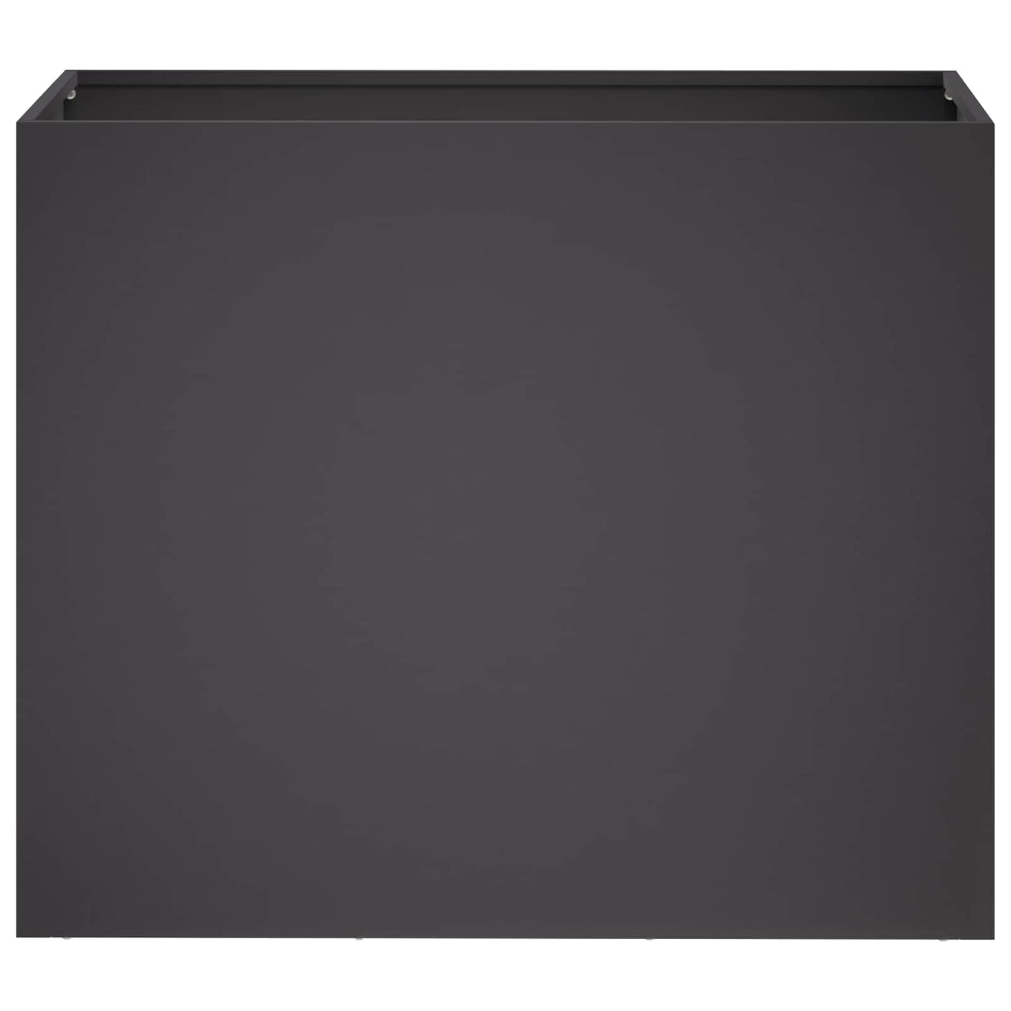 Vaso da giardino Nero 60 x 30 x 40 cm Acciaio laminato a freddo | homemem39