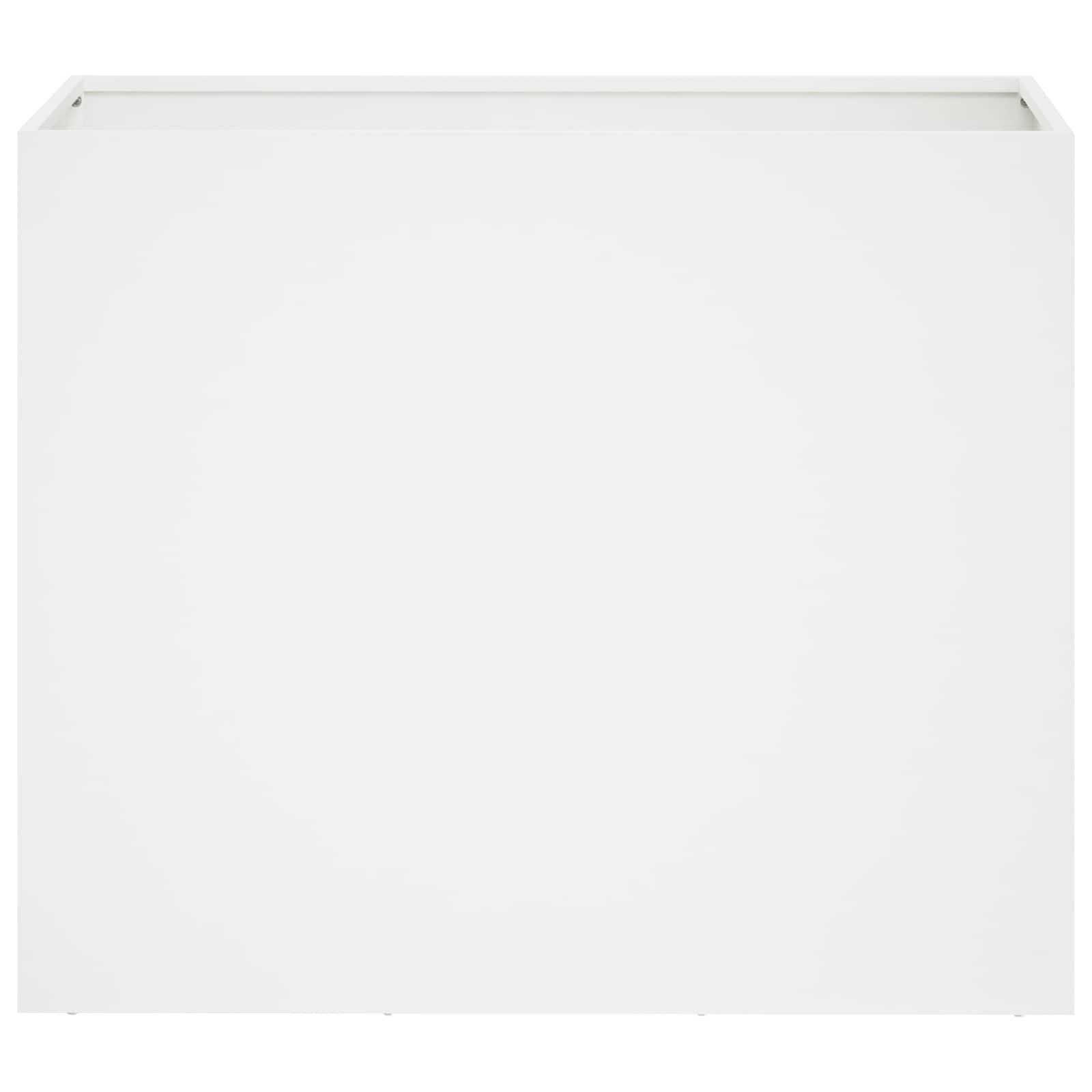 Vaso da giardino 2 pz Bianco 60 x 30 x 40 cm | homemem39