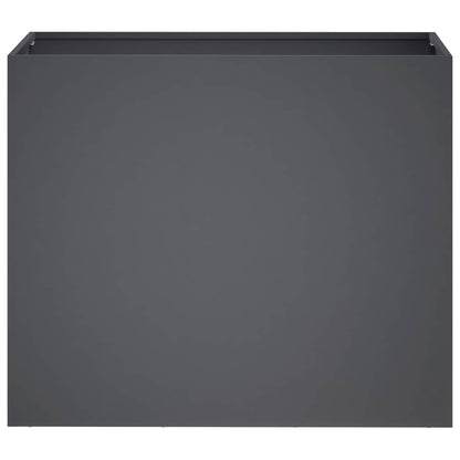 Vaso da giardino Antracite 60 x 30 x 40 cm | homemem39