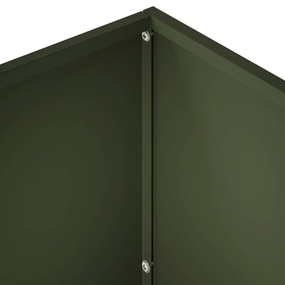 Vaso da giardino 2 pz Verde Oliva 60 x 30 x 40 cm | homemem39