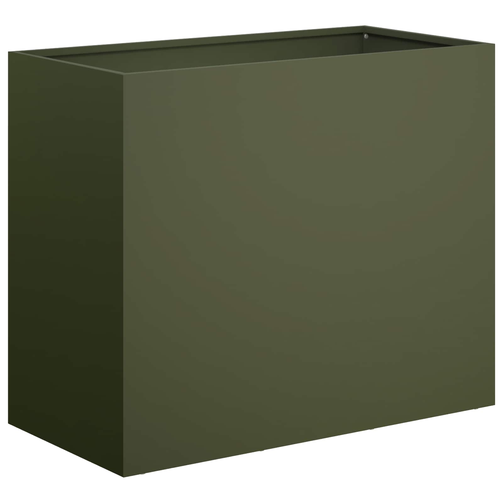 Vaso da giardino 2 pz Verde Oliva 60 x 30 x 40 cm | homemem39
