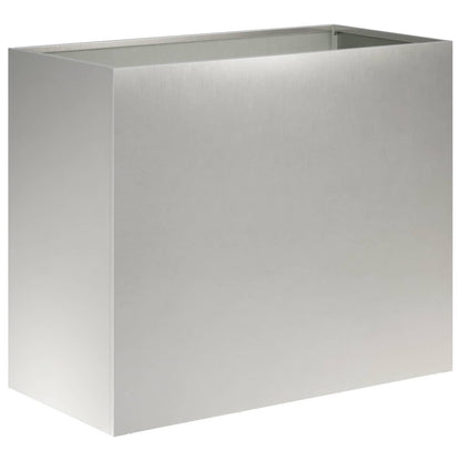 Vaso da giardino Argento 60 x 30 x 40 cm Acciaio Inox