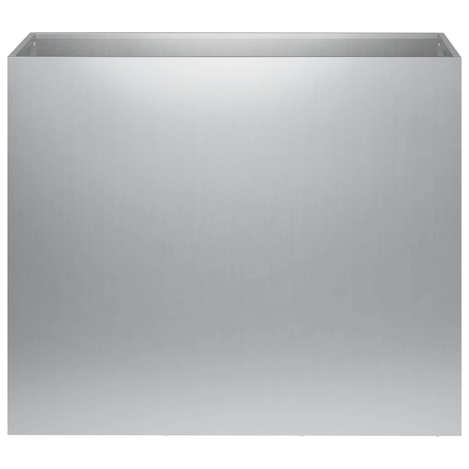Vaso da giardino Argento 60 x 30 x 40 cm Acciaio zincato | homemem39