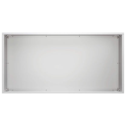 Vaso da giardino 2 pz Argento 60 x 30 x 40 cm Acciaio zincato | homemem39