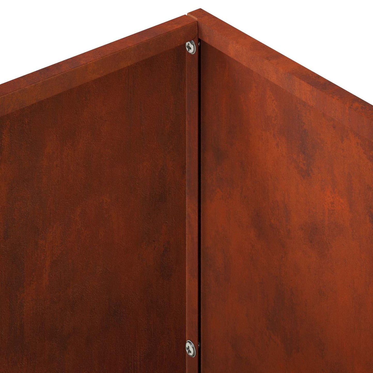Vaso da giardino Ruggine 60 x 30 x 40 cm Acciaio Corten | homemem39