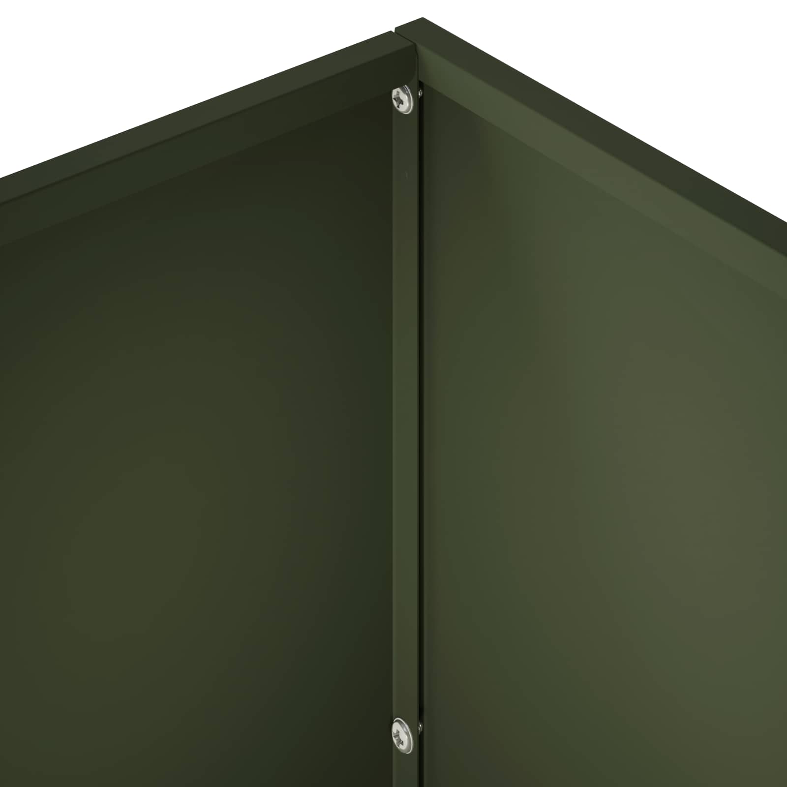 Vaso da giardino Verde Oliva 60 x 30 x 50 cm | homemem39