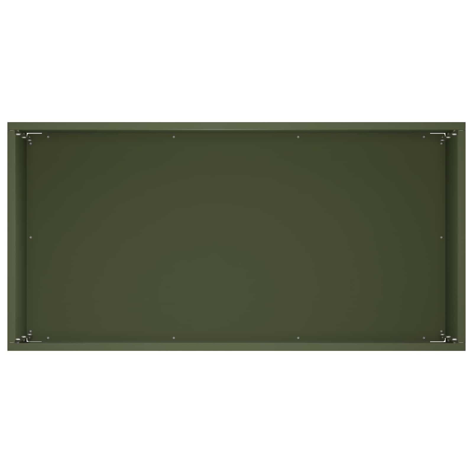 Vaso da giardino Verde Oliva 60 x 30 x 50 cm | homemem39