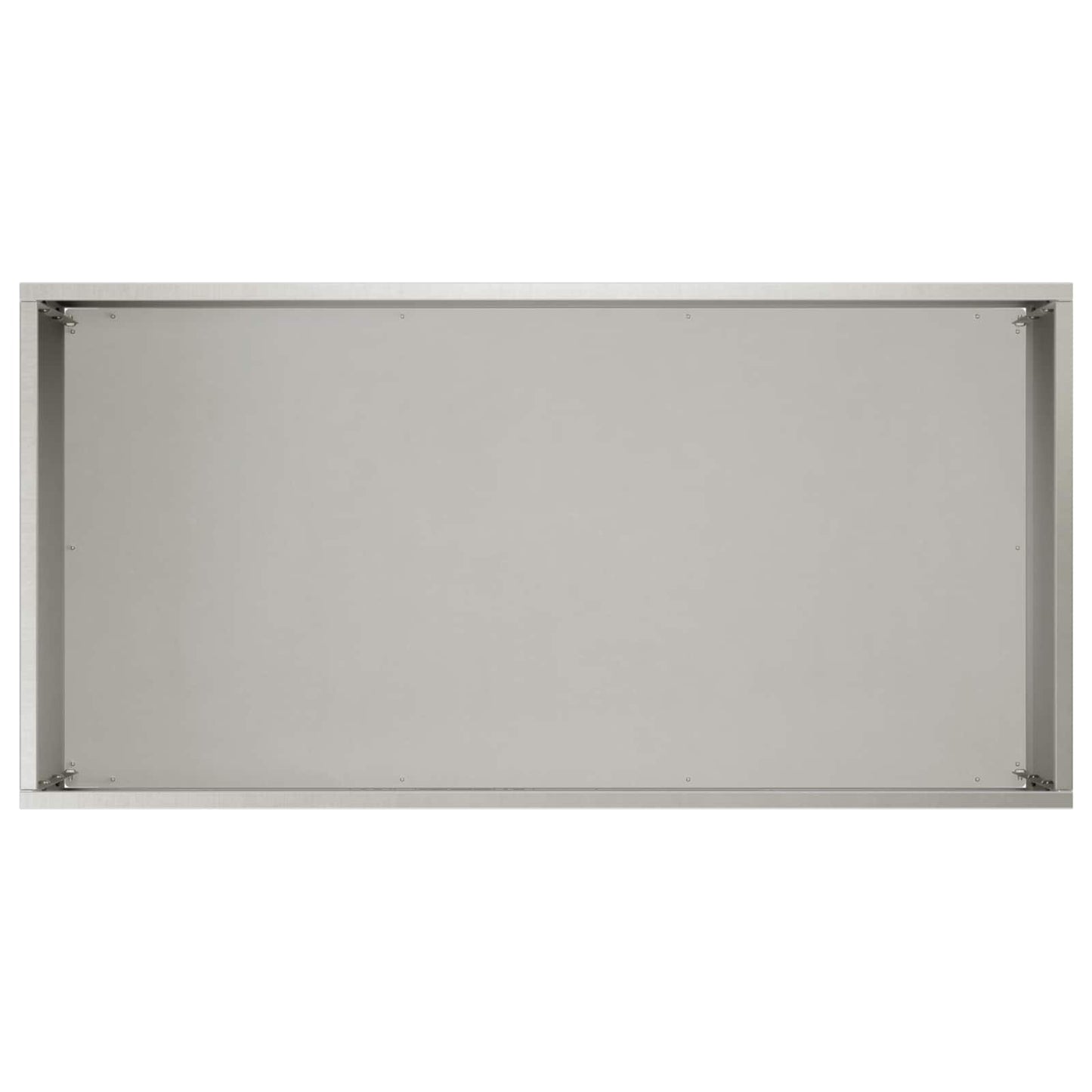 Vaso da giardino Argento 60 x 30 x 50 cm Acciaio Inox | homemem39