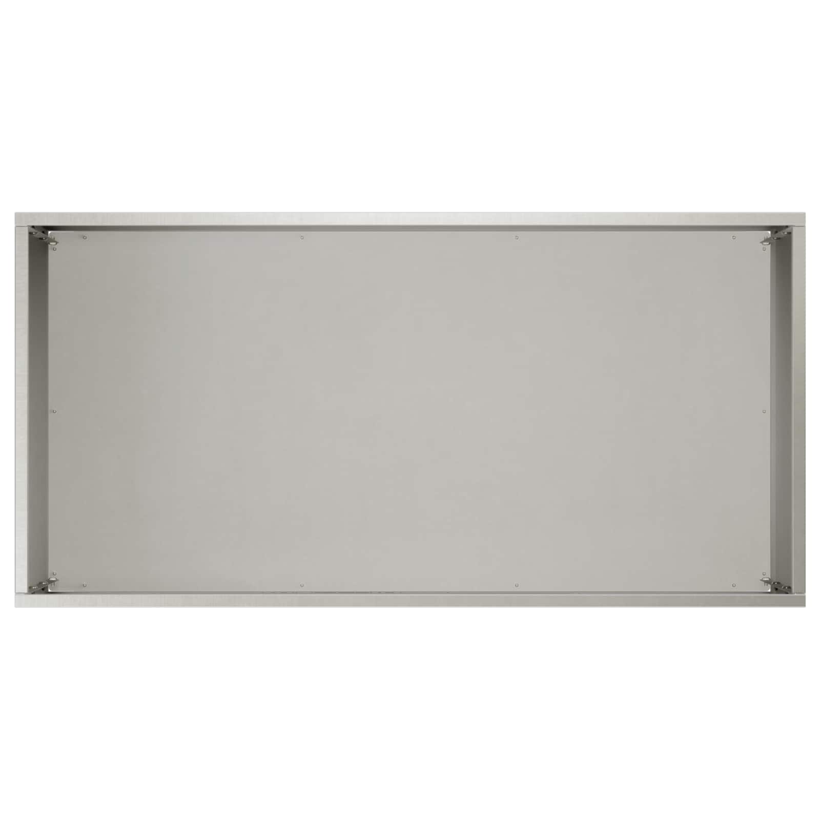 Vaso da giardino 2 pz Argento 60 x 30 x 50 cm Acciaio Inox | homemem39