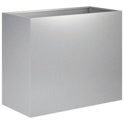 Vaso da giardino Argento 60 x 30 x 50 cm Acciaio zincato | homemem39