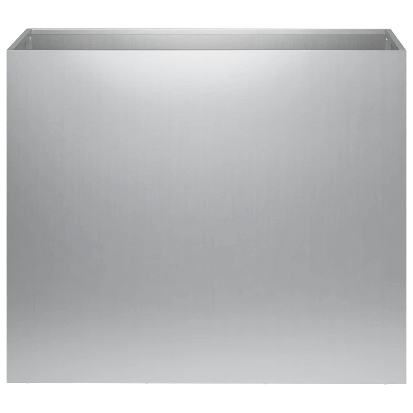 Vaso da giardino Argento 60 x 30 x 50 cm Acciaio zincato | homemem39