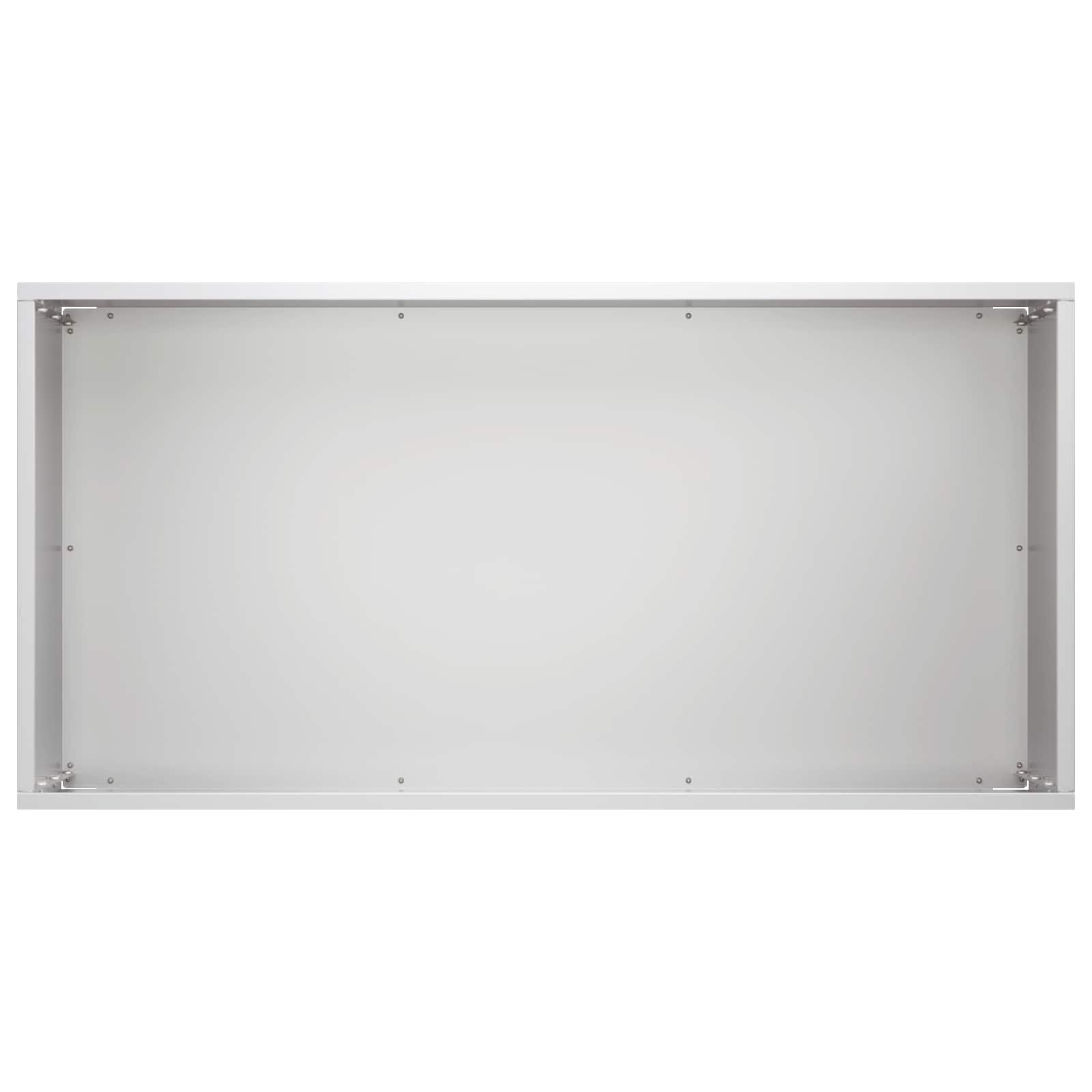 Vaso da giardino 2 pz Argento 60 x 30 x 50 cm Acciaio zincato | homemem39