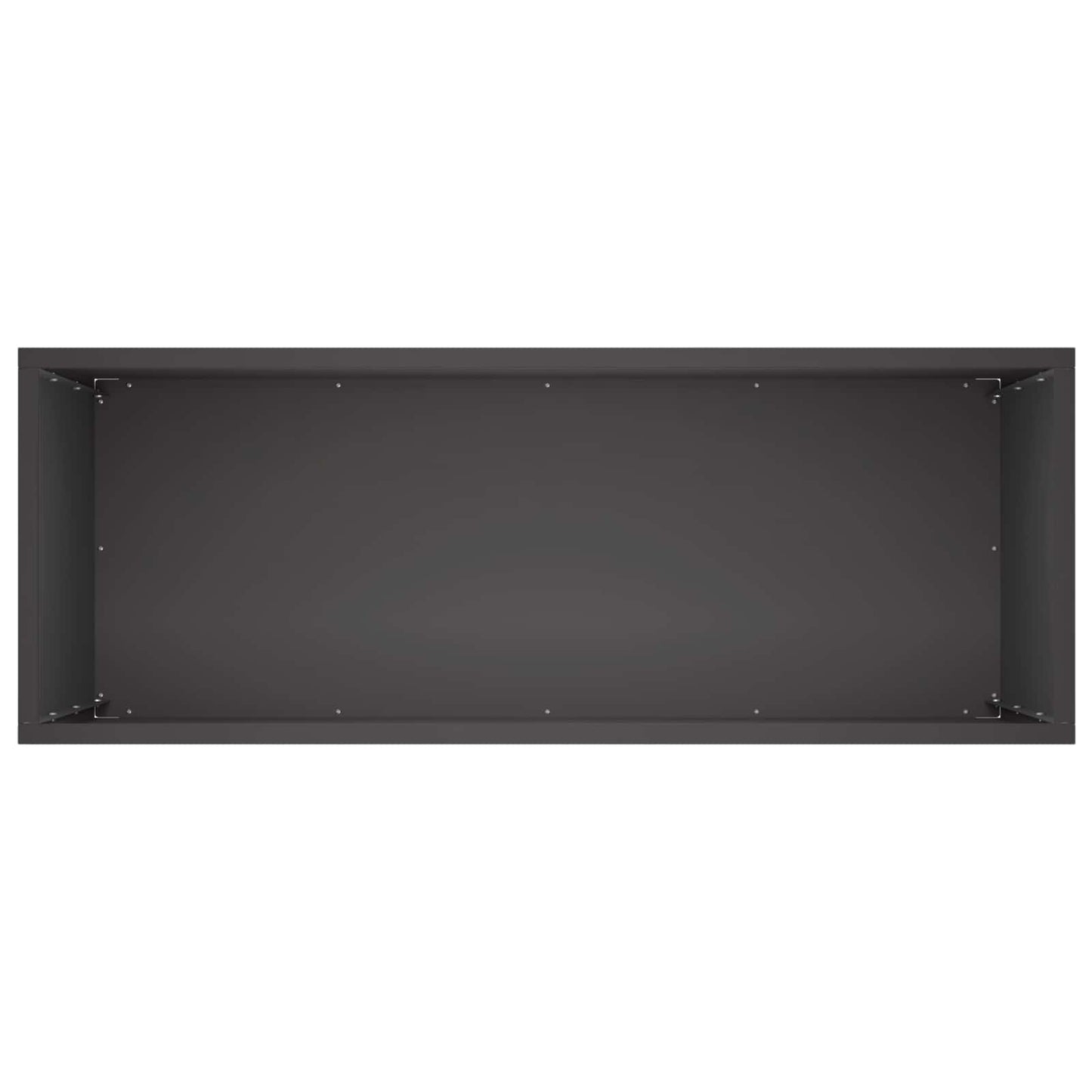 Vaso da giardino Nero 80 x 30 x 40 cm Acciaio laminato a freddo | homemem39