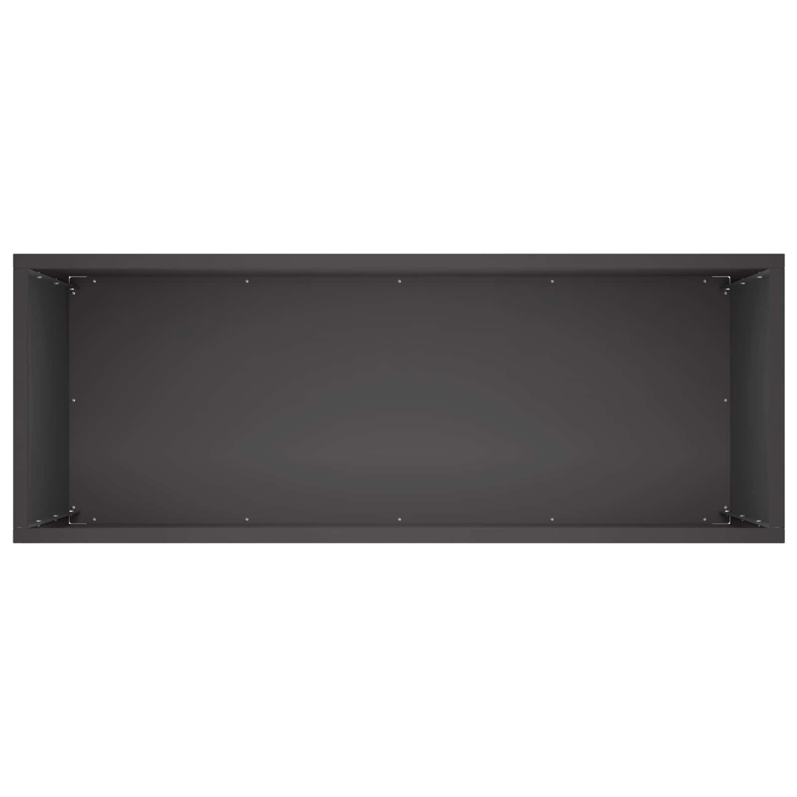Vaso da giardino 2 pz Nero 80 x 30 x 40 cm | homemem39