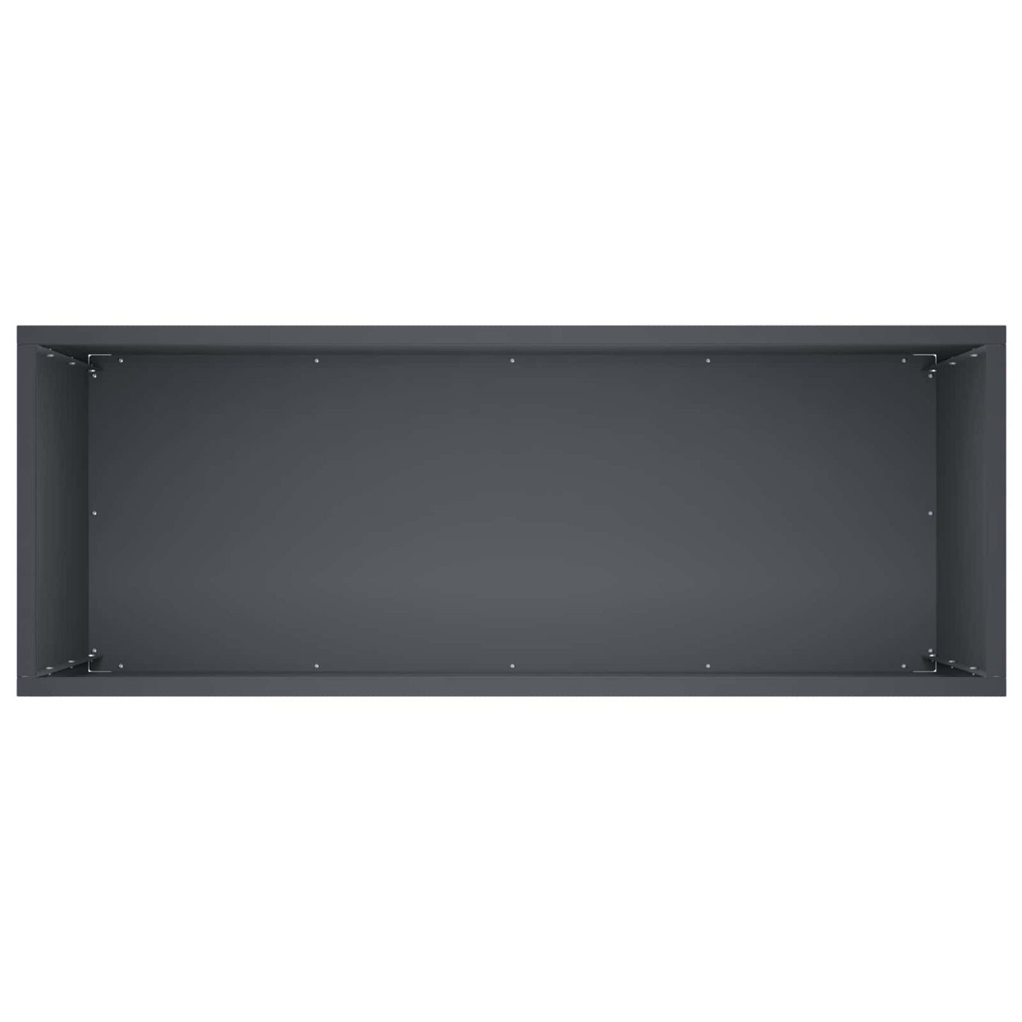 Vaso da giardino Antracite 80 x 30 x 40 cm | homemem39