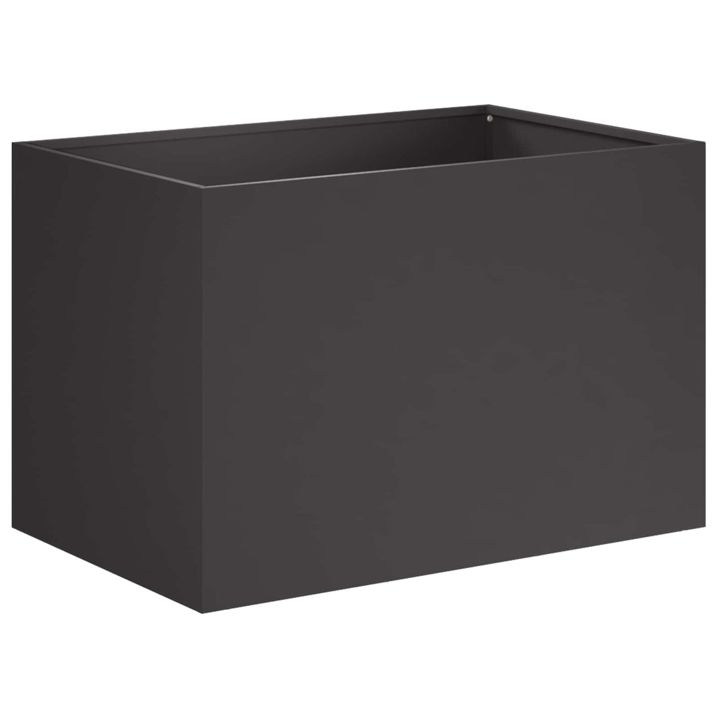 Vaso da giardino Nero 50 x 40 x 40 cm Acciaio laminato a freddo | homemem39