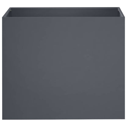 Vaso da giardino 2 pz Antracite 50 x 40 x 50 cm | homemem39