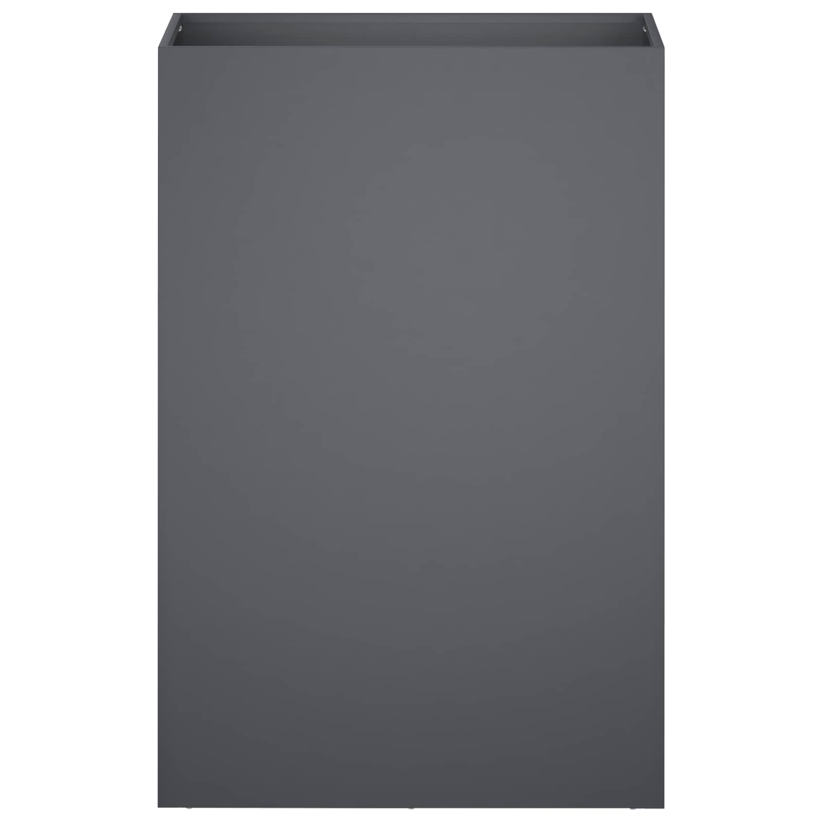 Vaso da giardino 2 pz Antracite 50 x 40 x 75 cm | homemem39
