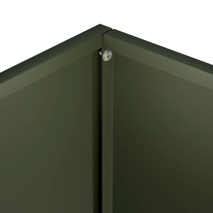 Vaso da giardino 2 pz Verde Oliva 50 x 40 x 75 cm | homemem39