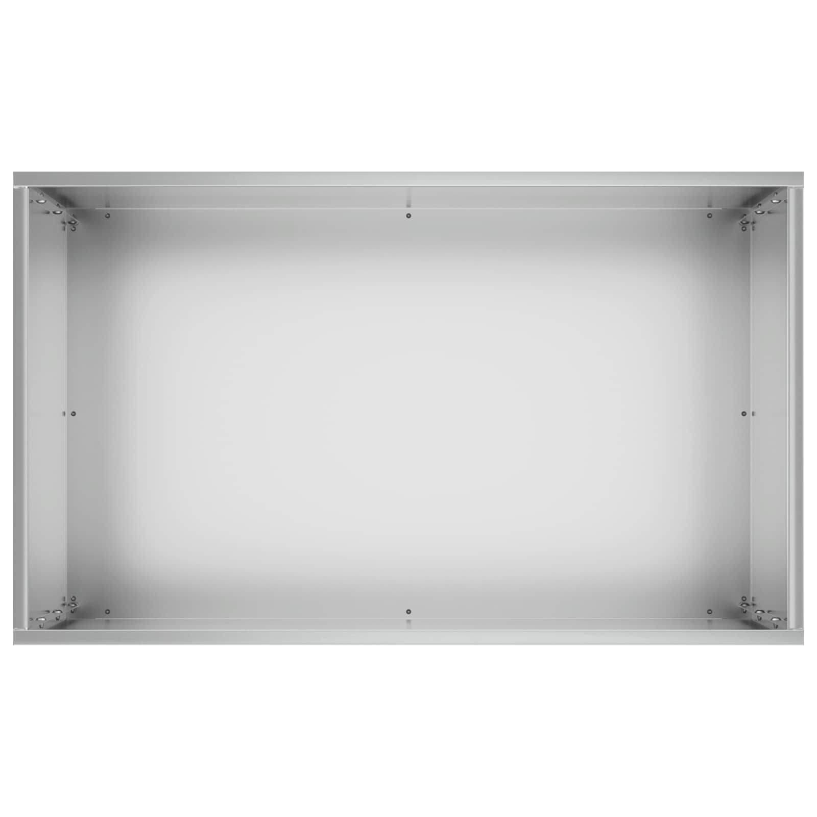 Vaso da giardino Argento 50 x 40 x 75 cm Acciaio zincato | homemem39