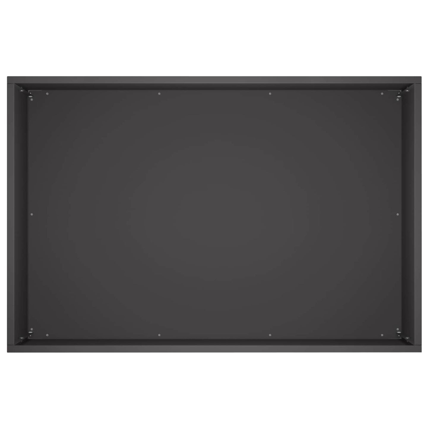 Vaso da giardino 2 pz Nero 60 x 40 x 40 cm | homemem39