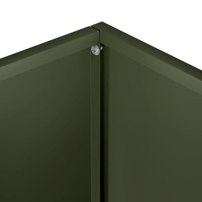 Vaso da giardino 2 pz Verde Oliva 60 x 40 x 40 cm | homemem39
