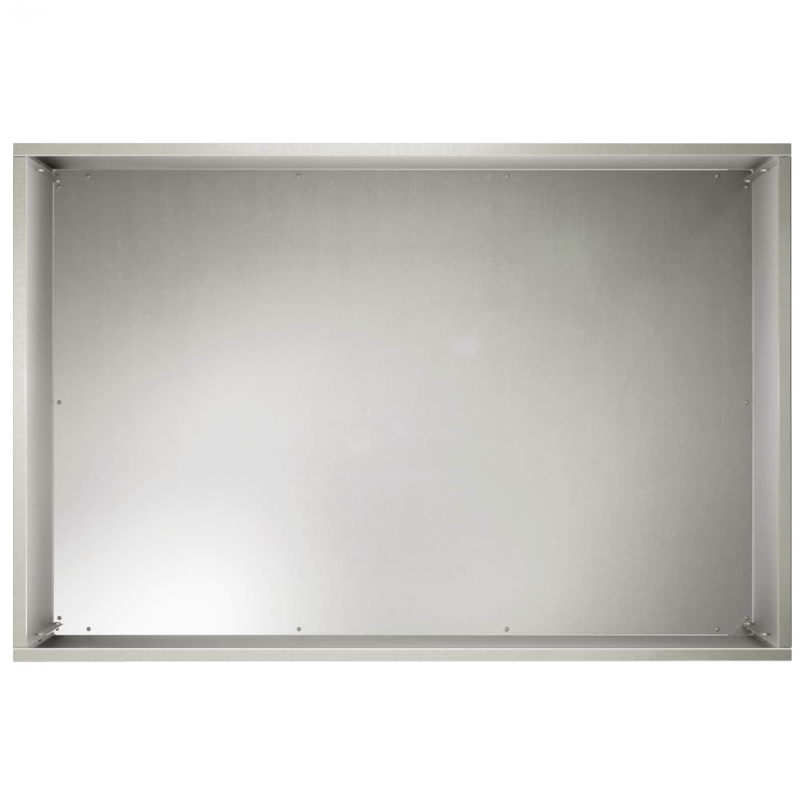 Vaso da giardino Argento 60 x 40 x 40 cm Acciaio Inox | homemem39