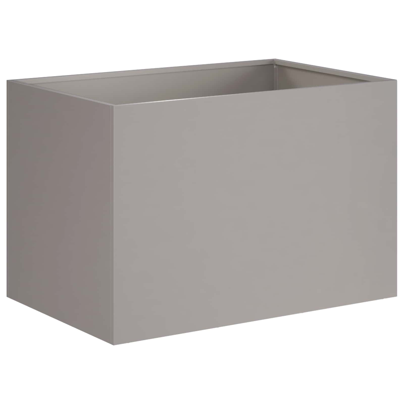 Vaso da giardino 2 pz Ruggine 60 x 40 x 40 cm Acciaio Corten | homemem39