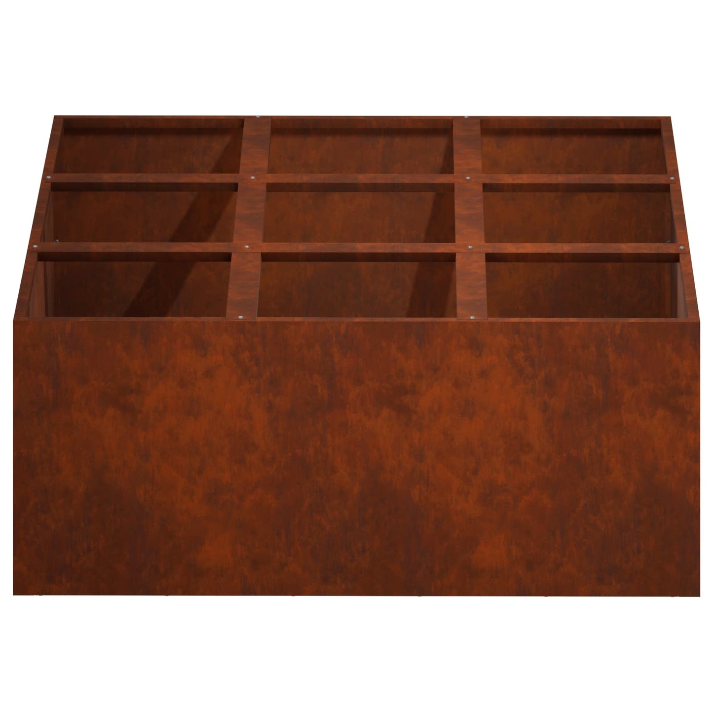 Vaso da giardino Ruggine 100 x 100 x 30 cm Acciaio Corten | homemem39