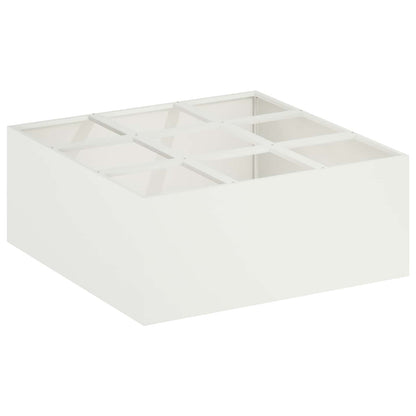 Vaso da giardino Bianco 100 x 100 x 40 cm | homemem39