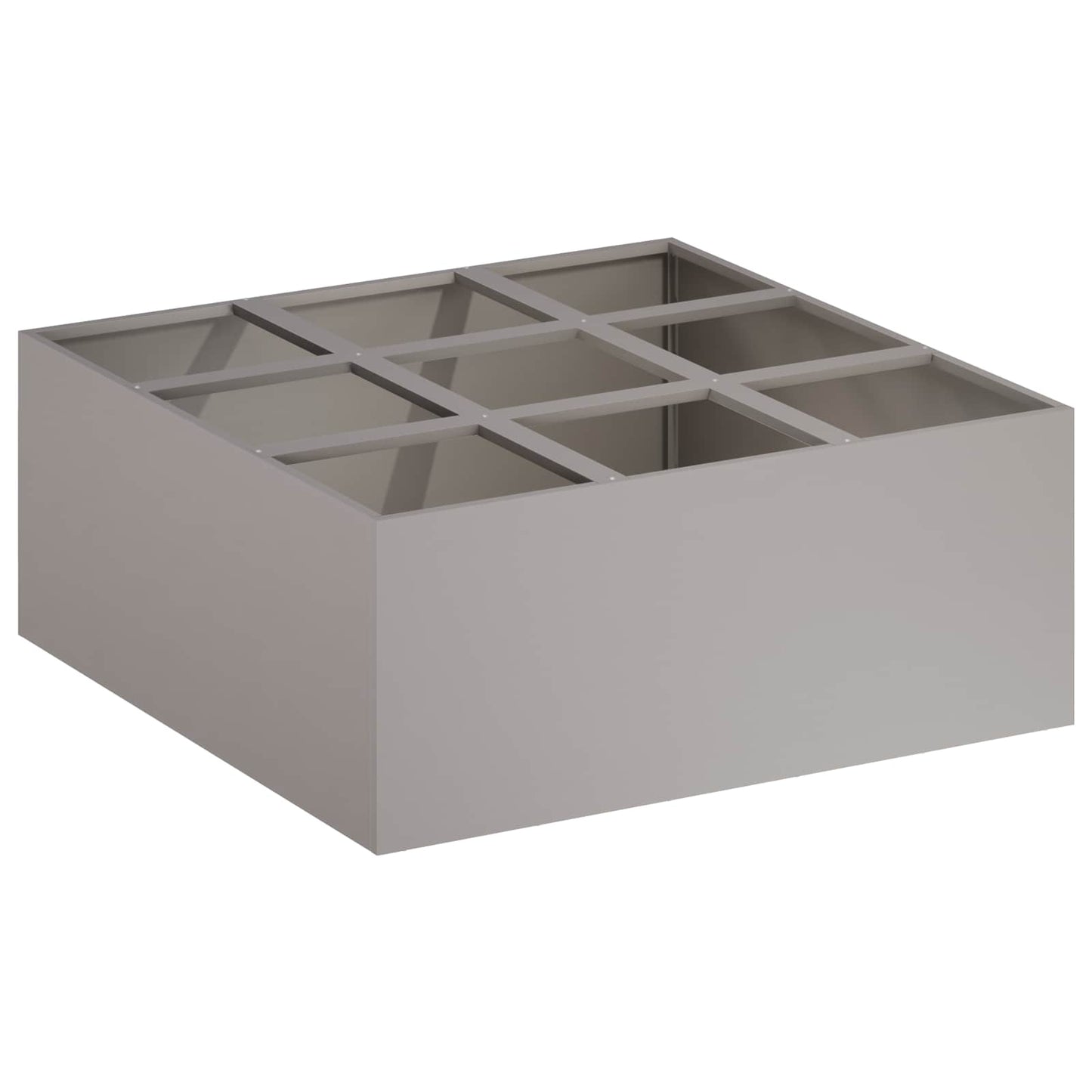 Vaso da giardino Ruggine 100 x 100 x 40 cm Acciaio Corten