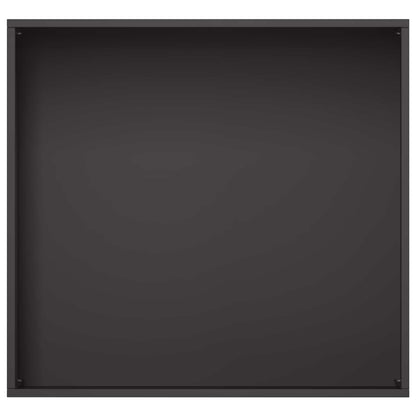 Vaso da giardino 2 pz Nero 50 x 50 x 49 cm | homemem39