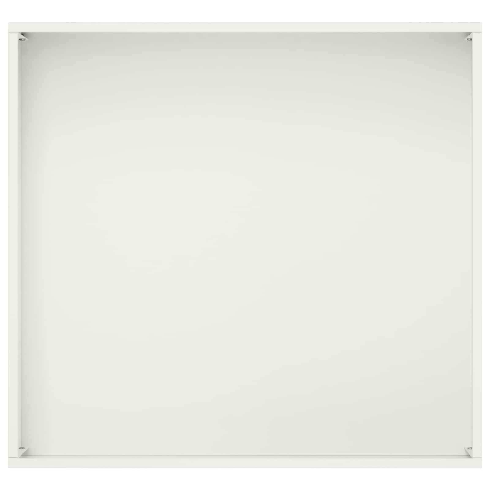 Vaso da giardino Bianco 50 x 50 x 49 cm | homemem39