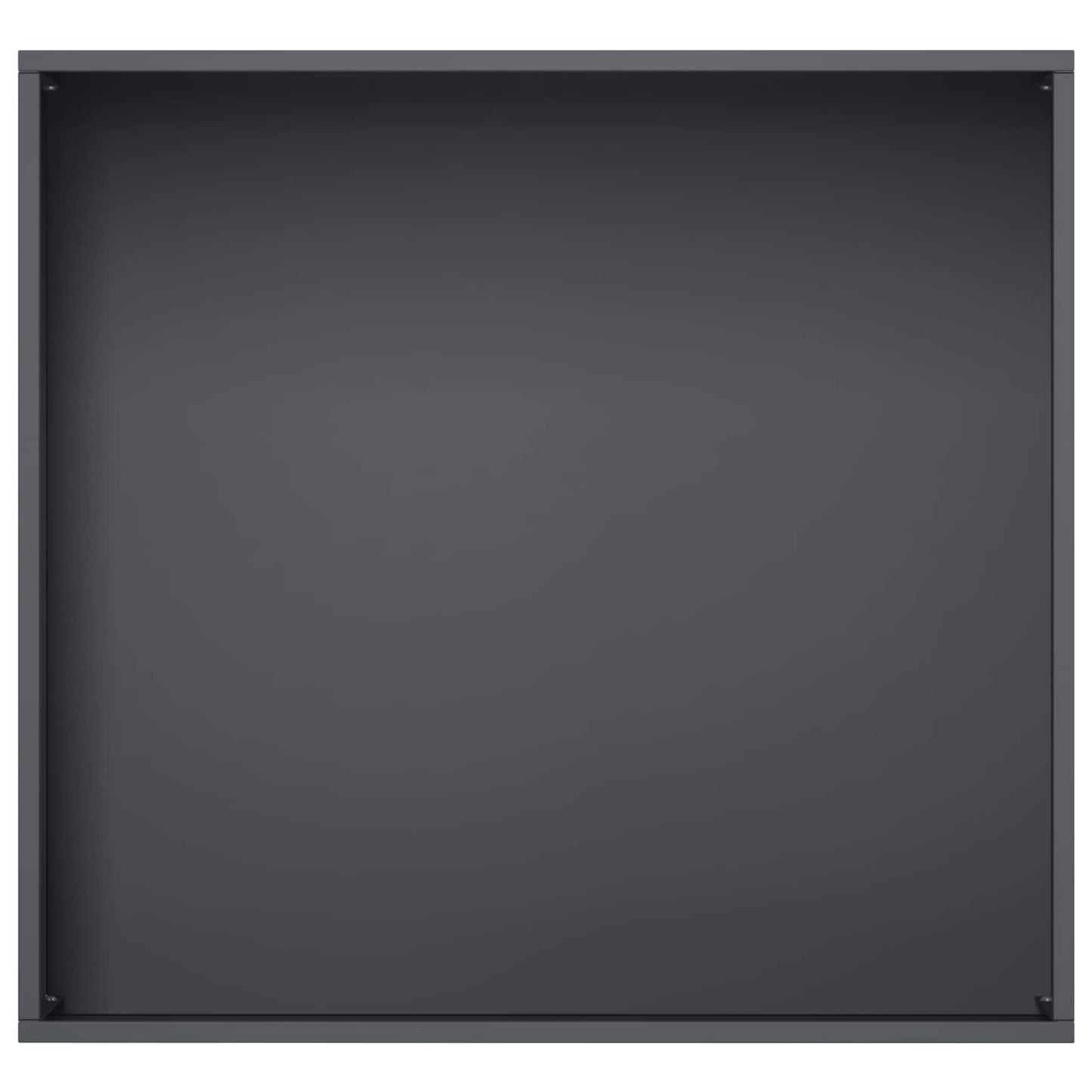 Vaso da giardino 2 pz Antracite 50 x 50 x 49 cm | homemem39