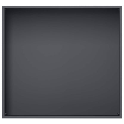 Vaso da giardino 2 pz Antracite 50 x 50 x 49 cm | homemem39