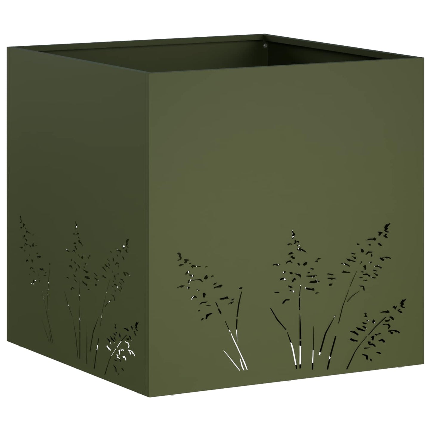 Vaso da giardino Verde Oliva 50 x 50 x 49 cm | homemem39