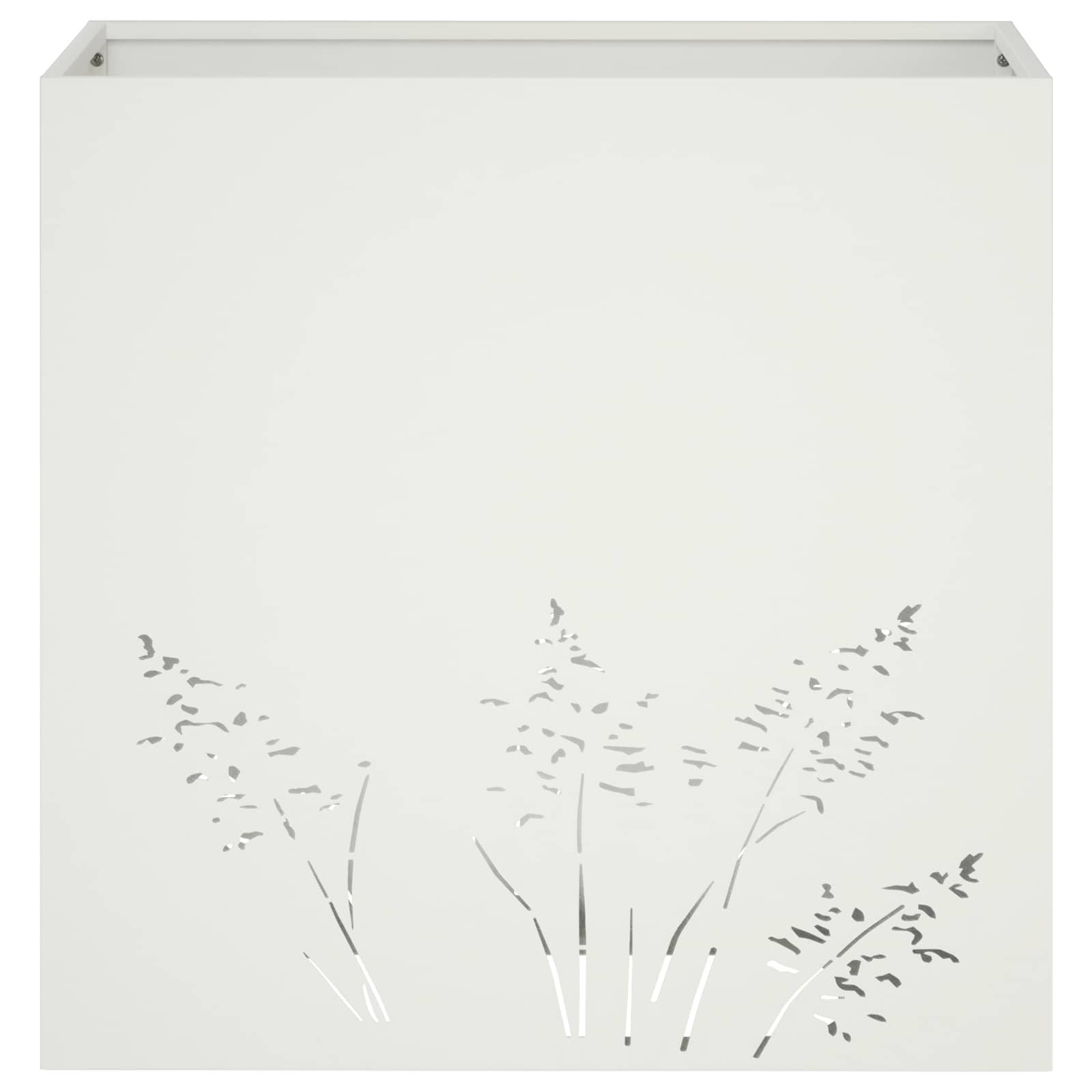 Vaso da giardino 2 pz Bianco 50 x 30 x 49 cm | homemem39