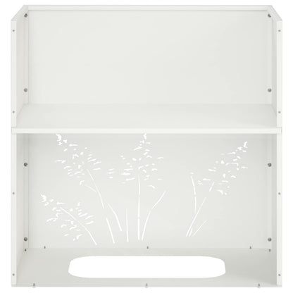 Vaso da giardino 2 pz Bianco 50 x 30 x 49 cm | homemem39