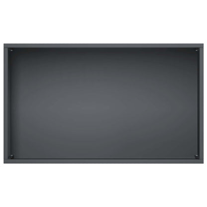 Vaso da giardino Antracite 50 x 30 x 49 cm | homemem39