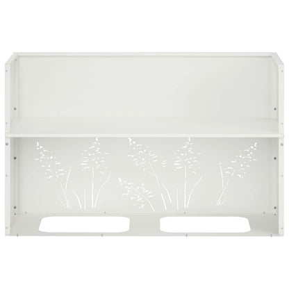 Vaso da giardino 2 pz Bianco 80 x 20 x 49 cm | homemem39