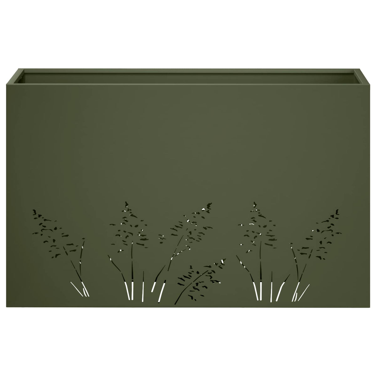 Vaso da giardino Verde Oliva 80 x 20 x 49 cm | homemem39