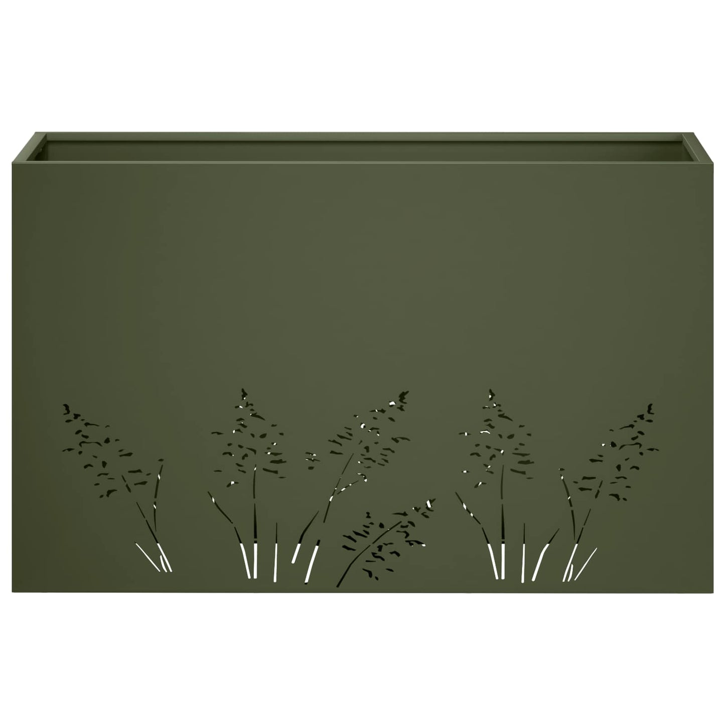 Vaso da giardino 2 pz Verde Oliva 80 x 20 x 49 cm | homemem39