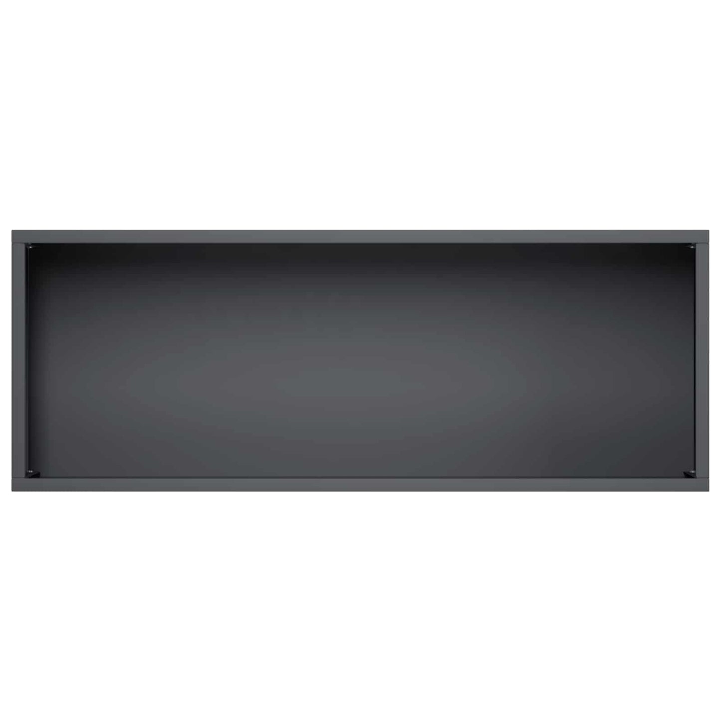 Vaso da giardino 2 pz Nero 80 x 30 x 49 cm | homemem39