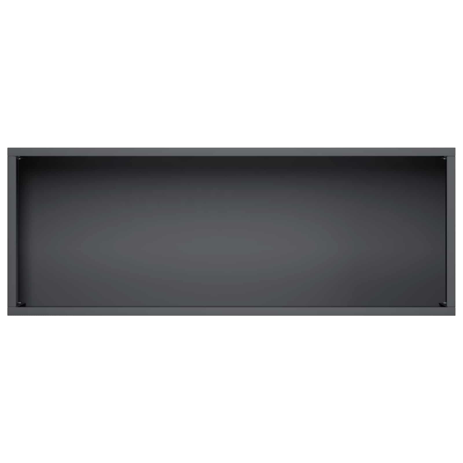 Vaso da giardino 2 pz Nero 80 x 30 x 49 cm | homemem39